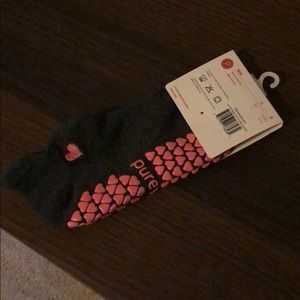 Pure Barre Heart Socks